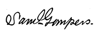 signature of Samuel Gompers